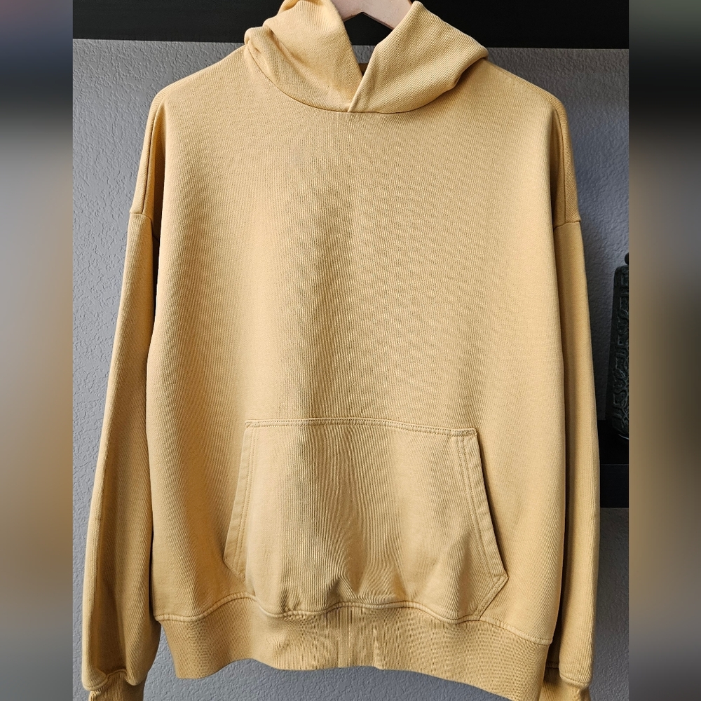 Gap Men's Heavyweight Relaxed Fit Yellow Hoodie -Med NWOT